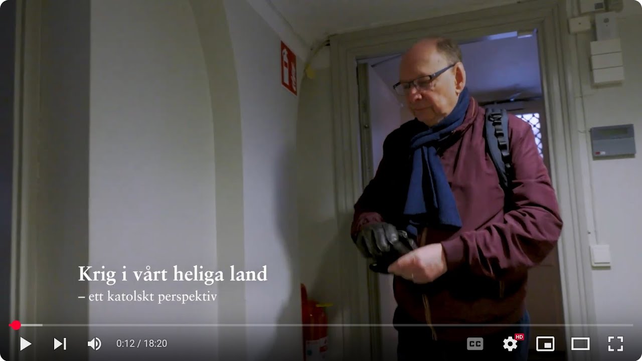 Robert Rydberg om krig i v&aring;rt heliga land - mars 2025