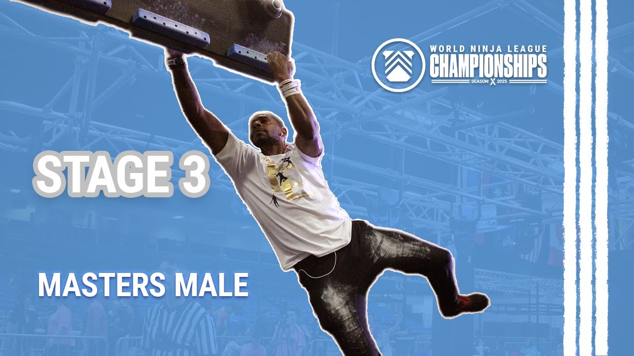 MASTERS MALE | STAGE 3 | SEASON X | 2025 World Ninja League Championships