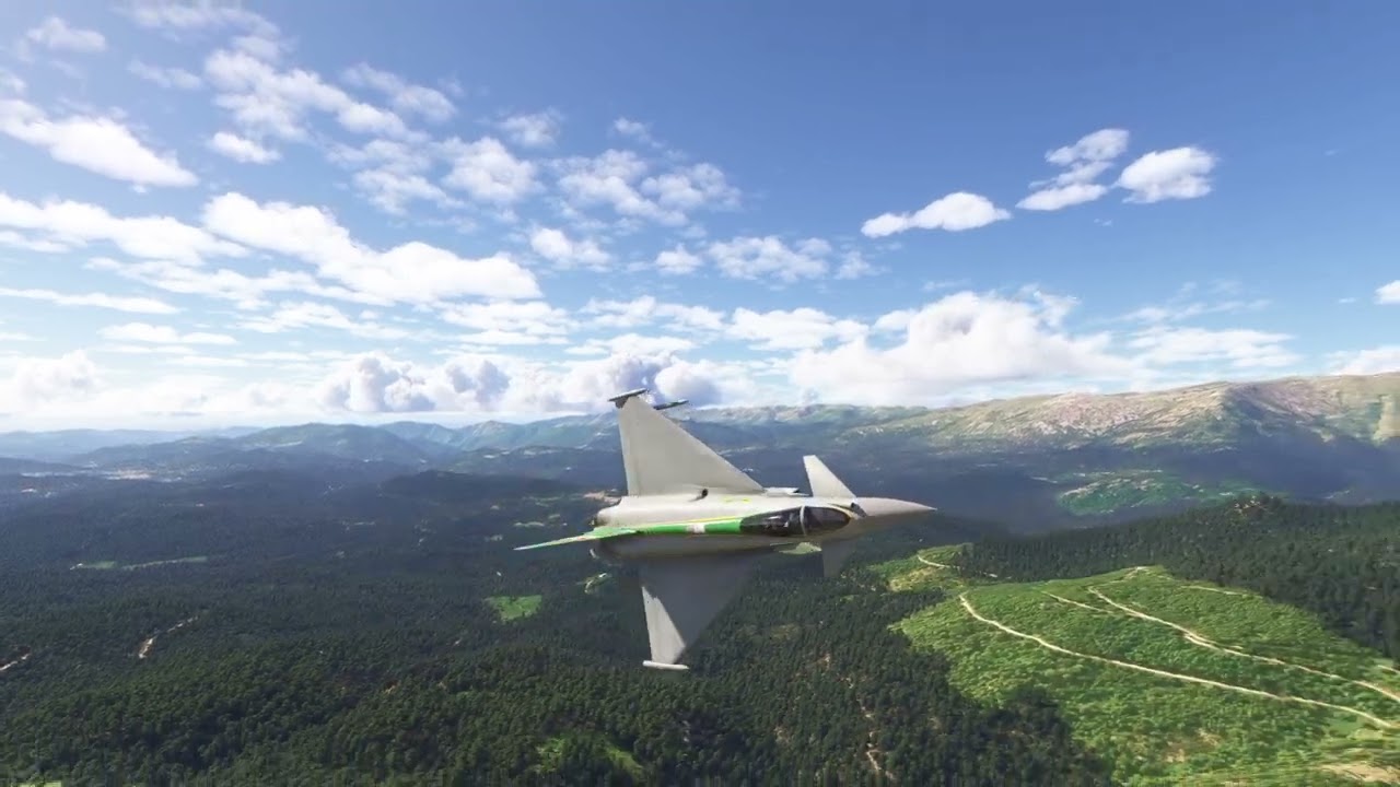 Eurofighter Typhoon LOW LEVEL Corsica Run