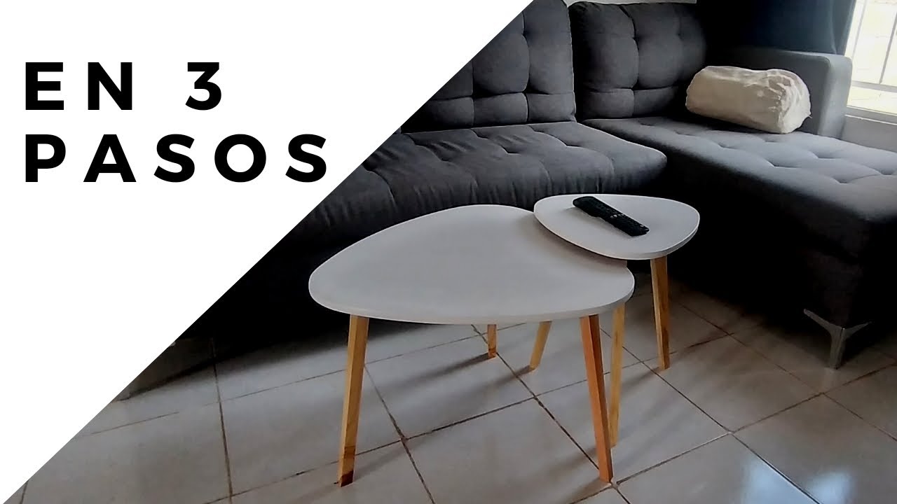 Como hacer mesa de centro estilo Nórdico