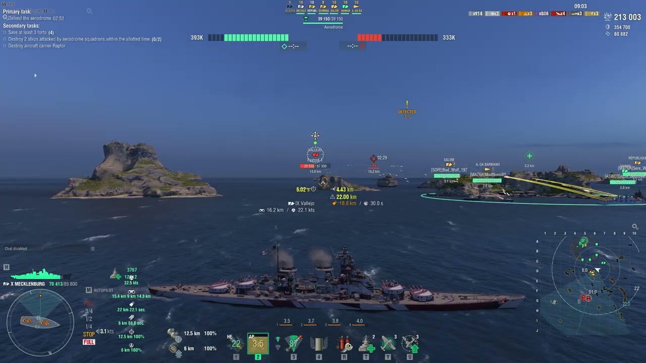 German Battleship Mecklenburg Kicks Booty in Ultimate Frontier: 12 Destroyed!