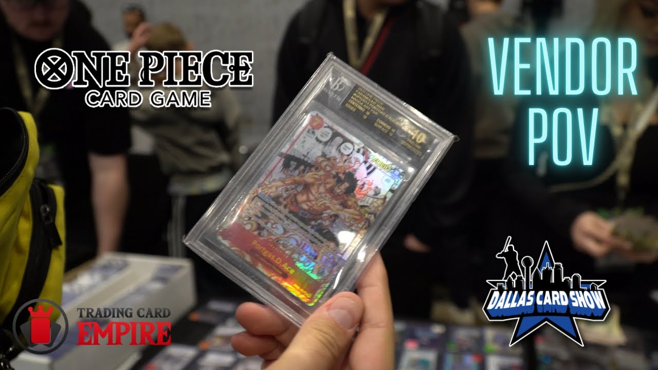 Buyin' all the Black Labels! | Dallas Card Show | One Piece TCG