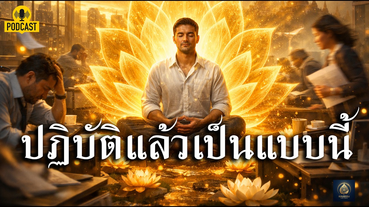 ปฏิบัติแล้วเกิดสิ่งนี้! ธรรมะเปลี่ยนชีวิตจากความเครียดสู่ความสงบที่แท้จริง
