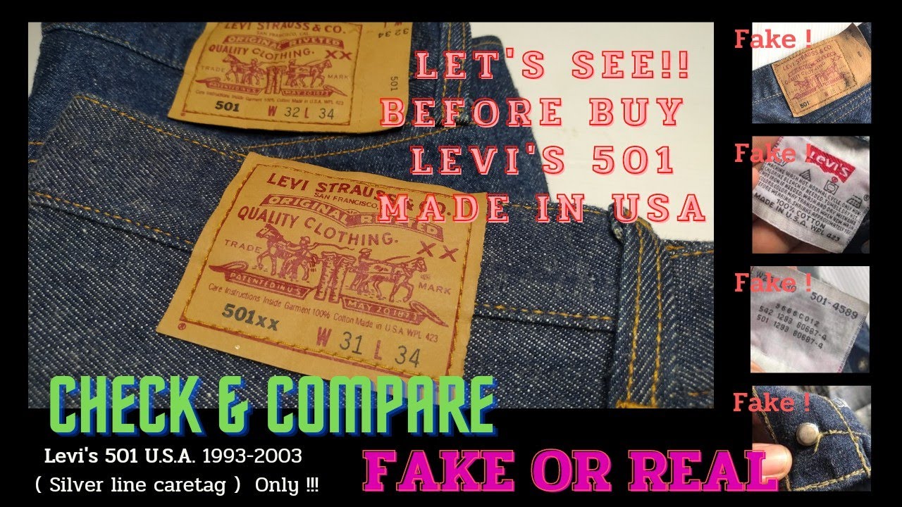 Как проверить подлинность Levi's 501 или подделку!