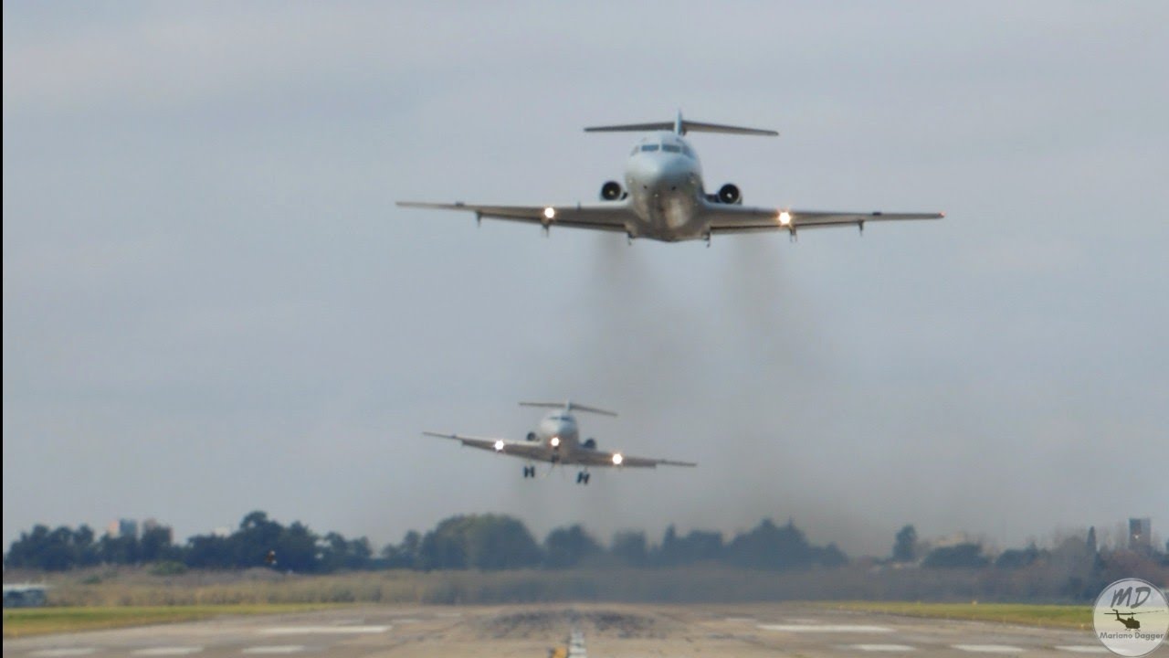 111° Aniversario de la Fuerza Aérea Argentina, despegues desde El Palomar