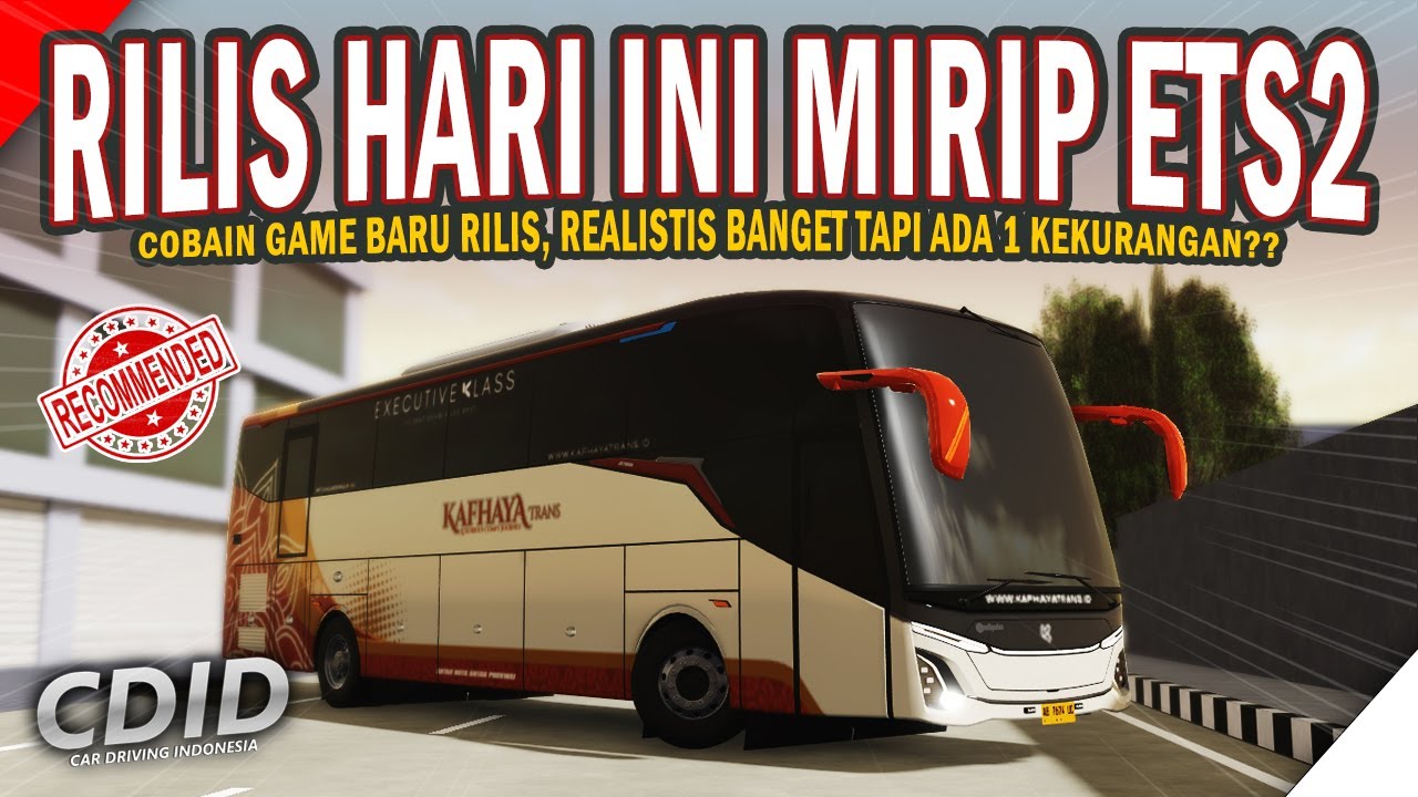Roblox Sekelas ETS2?! Review Game Bus Baru yang Gila Realistisnya! - Intercity Bus Driver Roblox