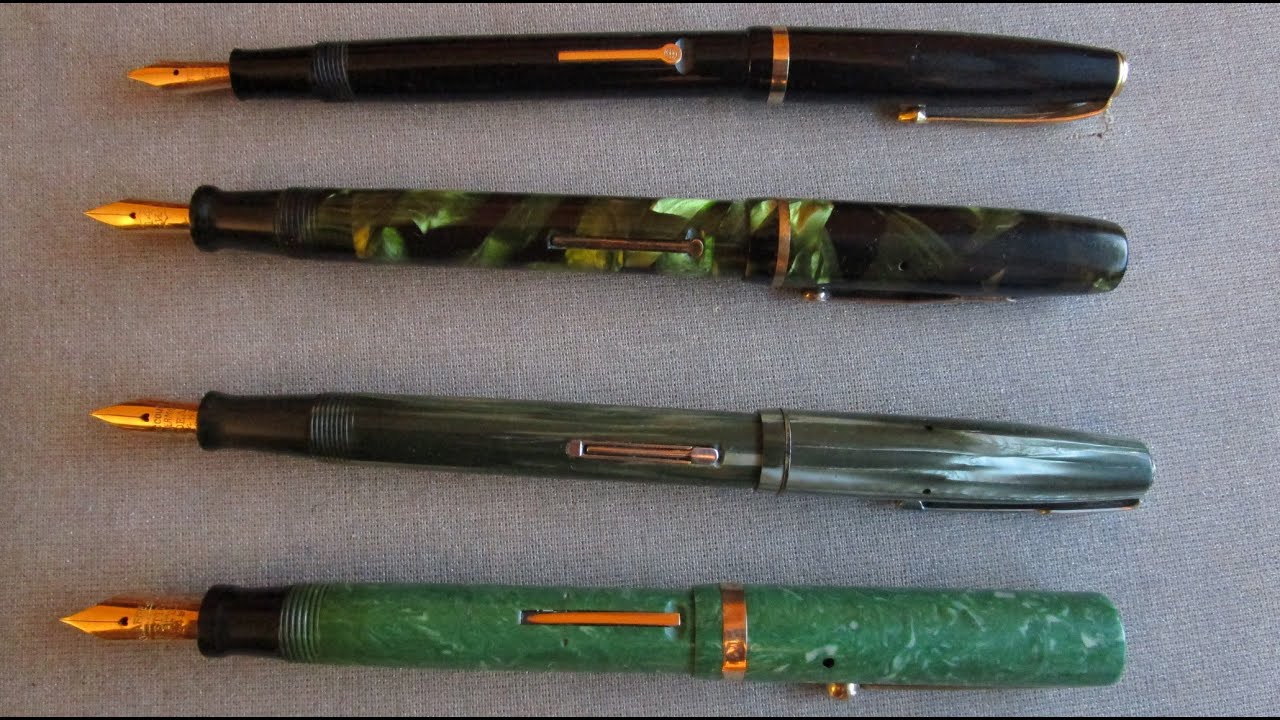 Vintage Fountain Pens found on eBay - writing bargains