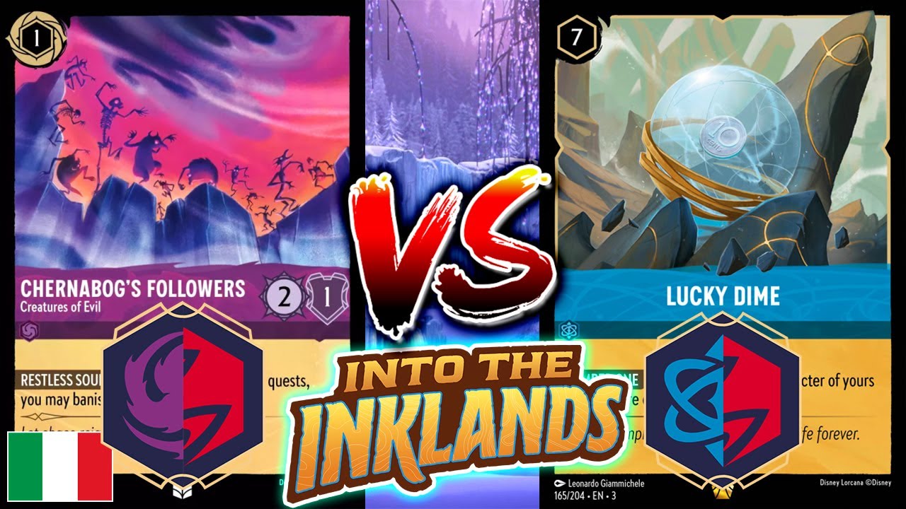 [ITA]🟣🔴Amethyst Ruby Bounce Control Vs Saphire Ruby Item Ramp🔵🔴! • Disney Lorcana Gameplay