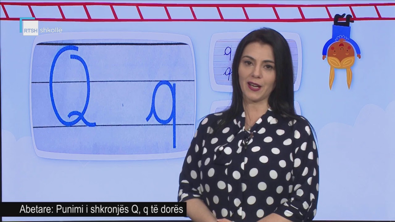 Abetare - Punimi i shkronjës Q, q të dorës