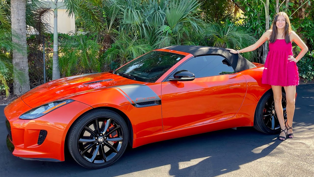 2014 Jaguar F-Type S - Orange & Black - Sporty Convertible