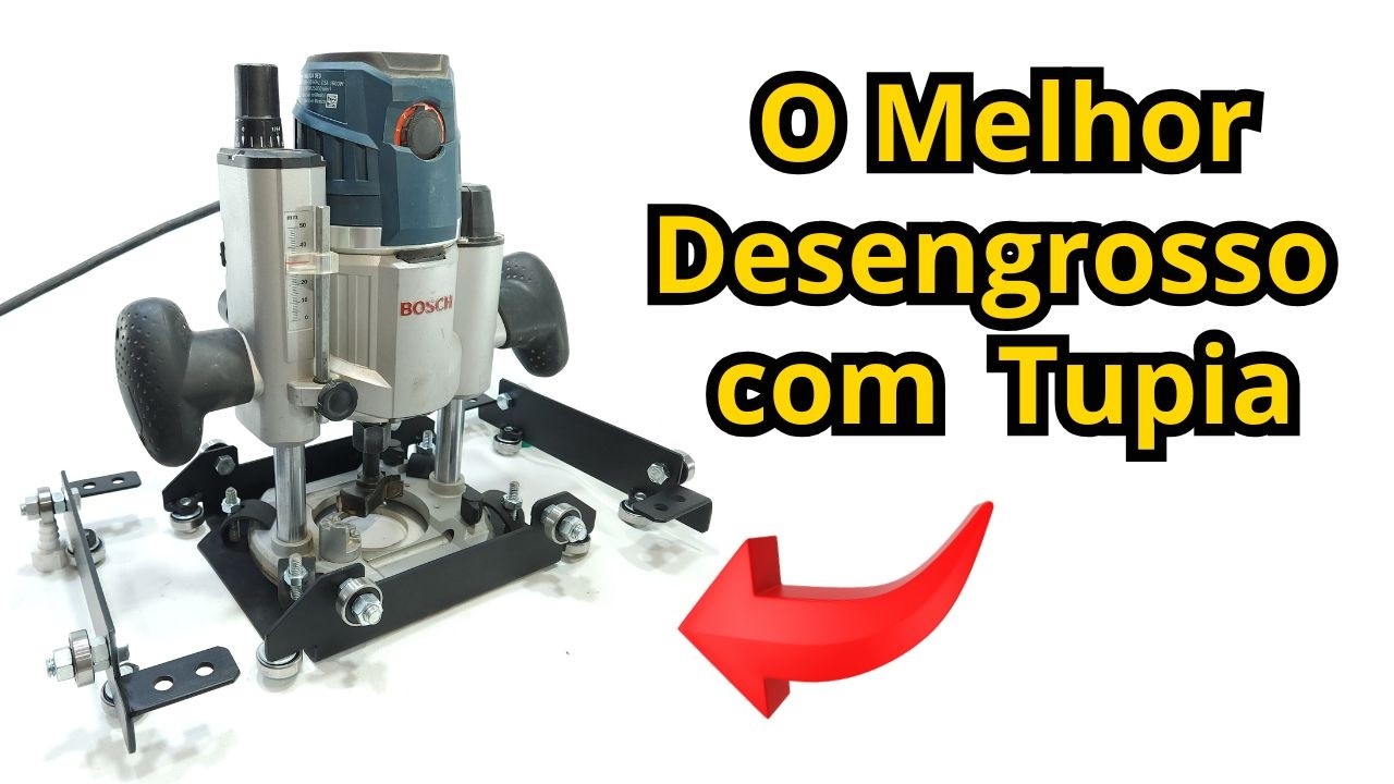 Esse é O Melhor Gabarito Plaina e Desengrosso com Tupia que Já usei