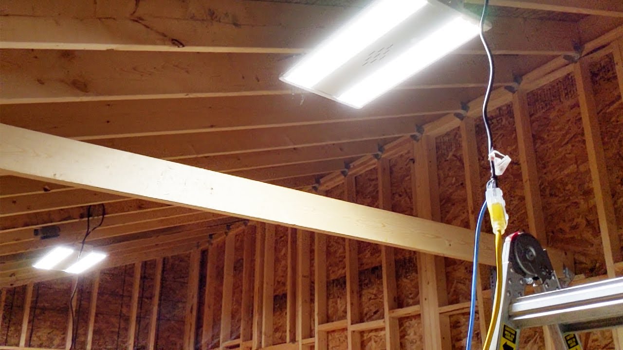 Shop Build High Bay LED Install | Shop Build Series Part 3