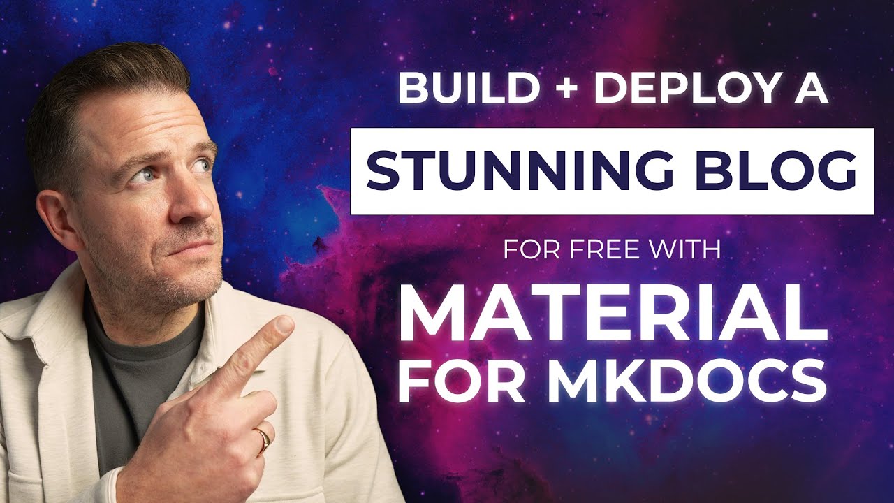 Как создать и запустить потрясающий блог БЕСПЛАТНО с помощью Material for MkDocs