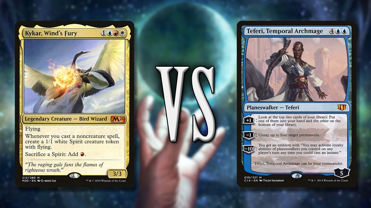 Kykar Winds Fury vs Teferi Temporal Archmage 1v1 EDH Gameplay | The eedi H Channel tribalkai