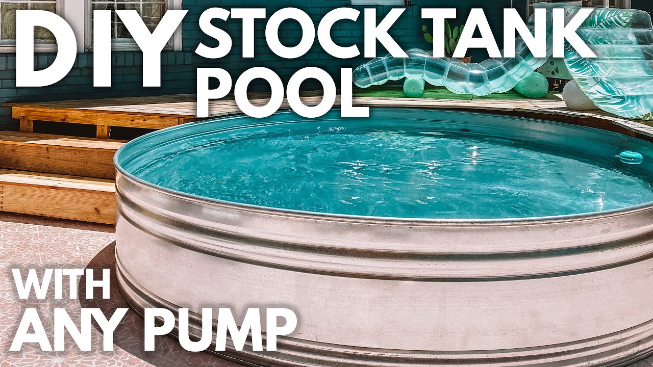 Expert DIY Stock Tank Pool + How To Install ANY Pump!