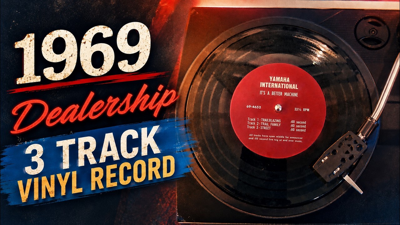 1969 Yamaha Dealership 3 Track Official Vinyl Record