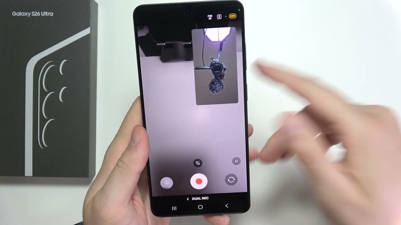 Samsung S26 Ultra: How to Use Dual Recording Mode