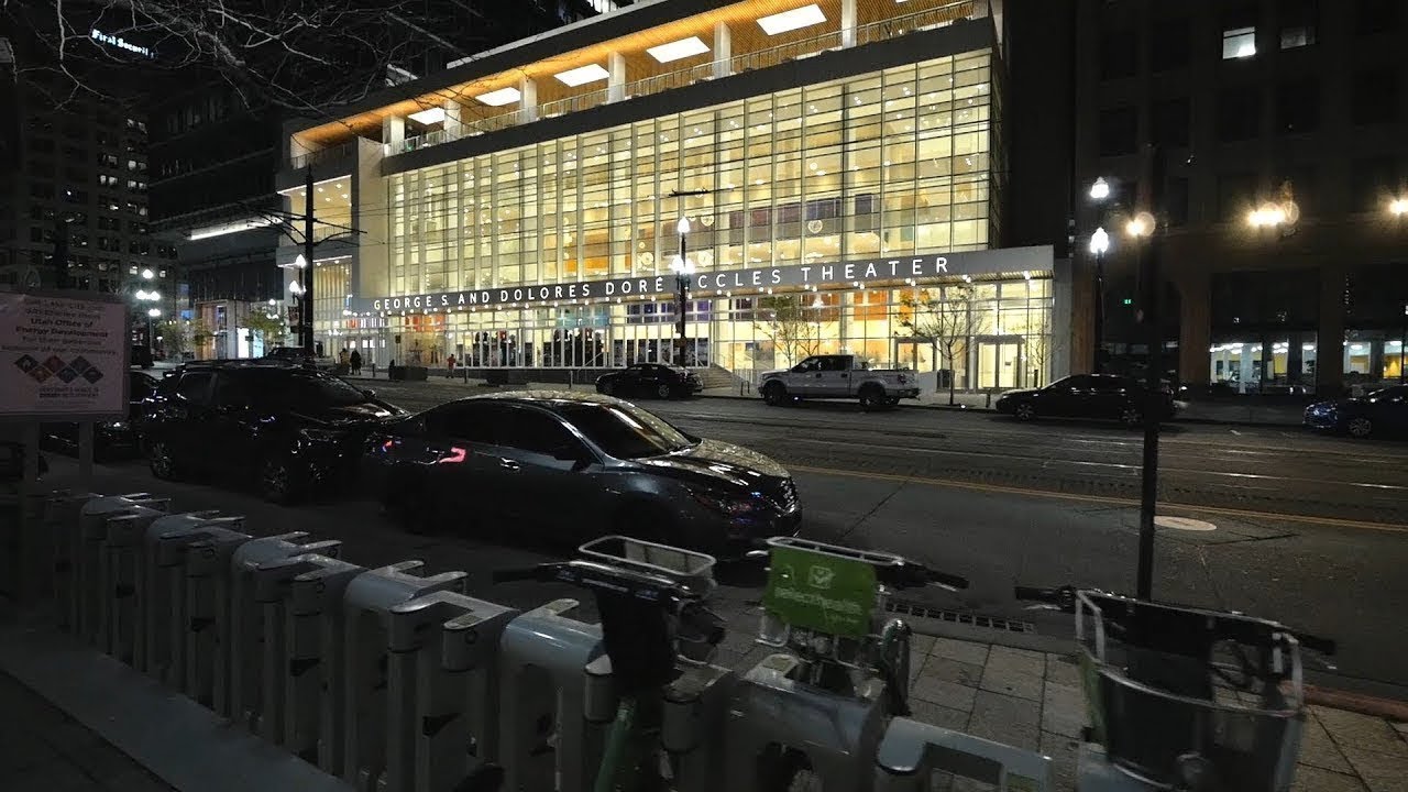 Night walk in downtown Salt Lake City 2018 #2