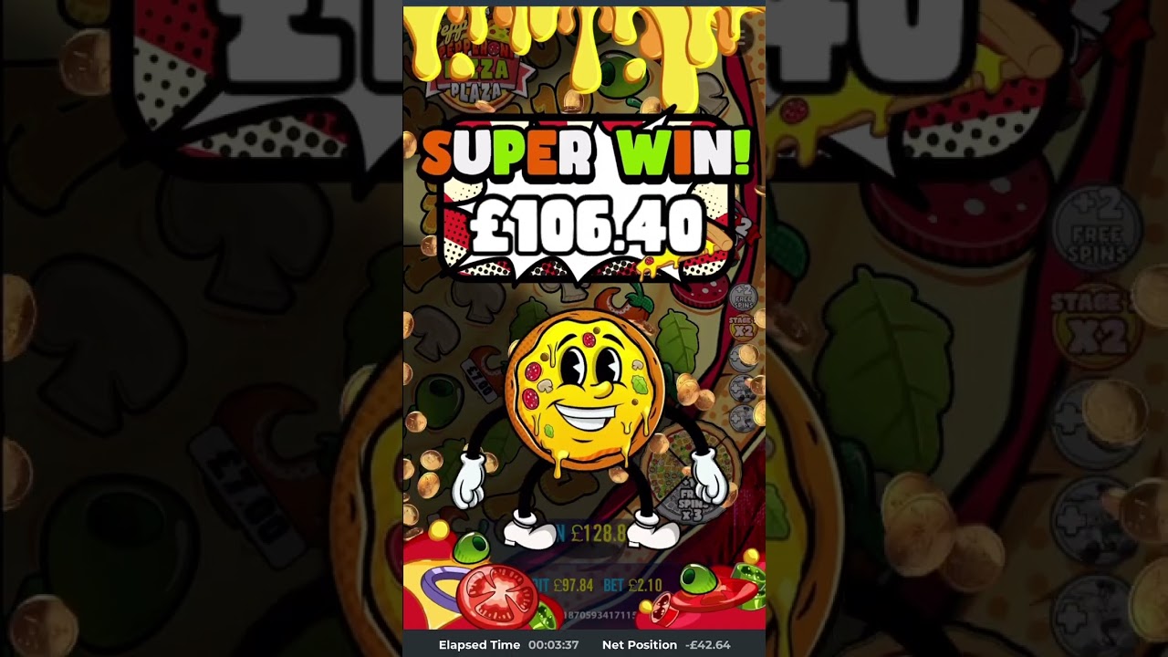 PEPPE’S PEPPERONI PIZZA PLAZA SLOT £2.10 stake 