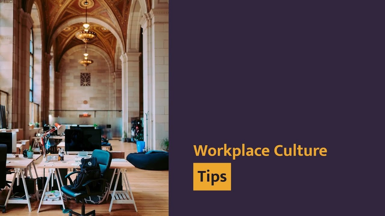Workplace Culture Tips Video Template (Editable)