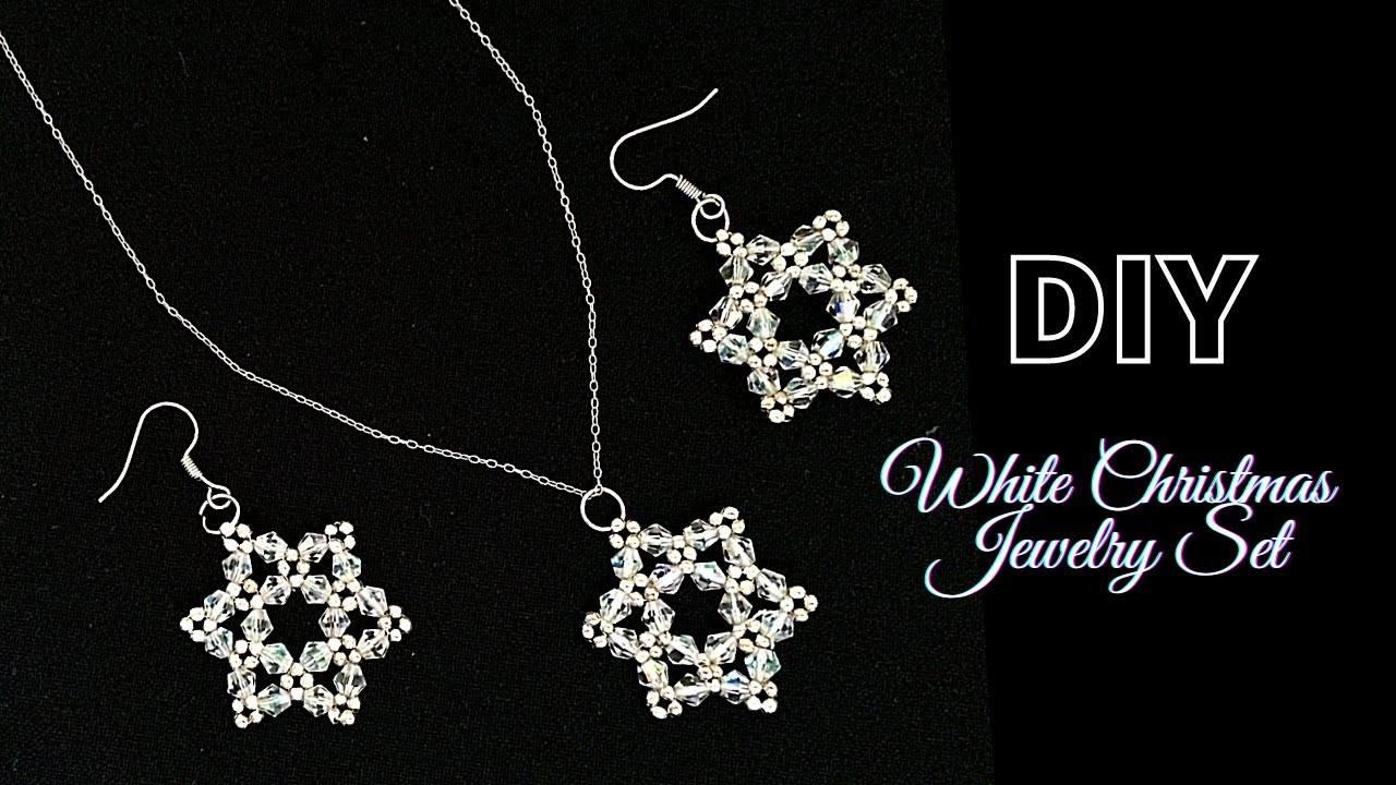 Gift for Christmas for HER. DIY Jewelry set. Beading tutorial