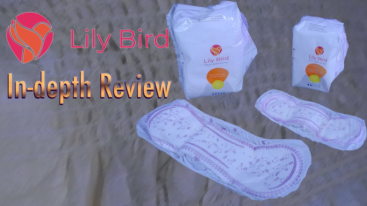Lily Bird Incontinence Pads  Review   #stressIncontinence  #pads