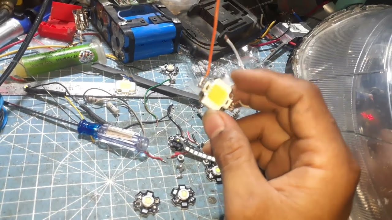 Service modifikasi Head lamp Scoopy LED