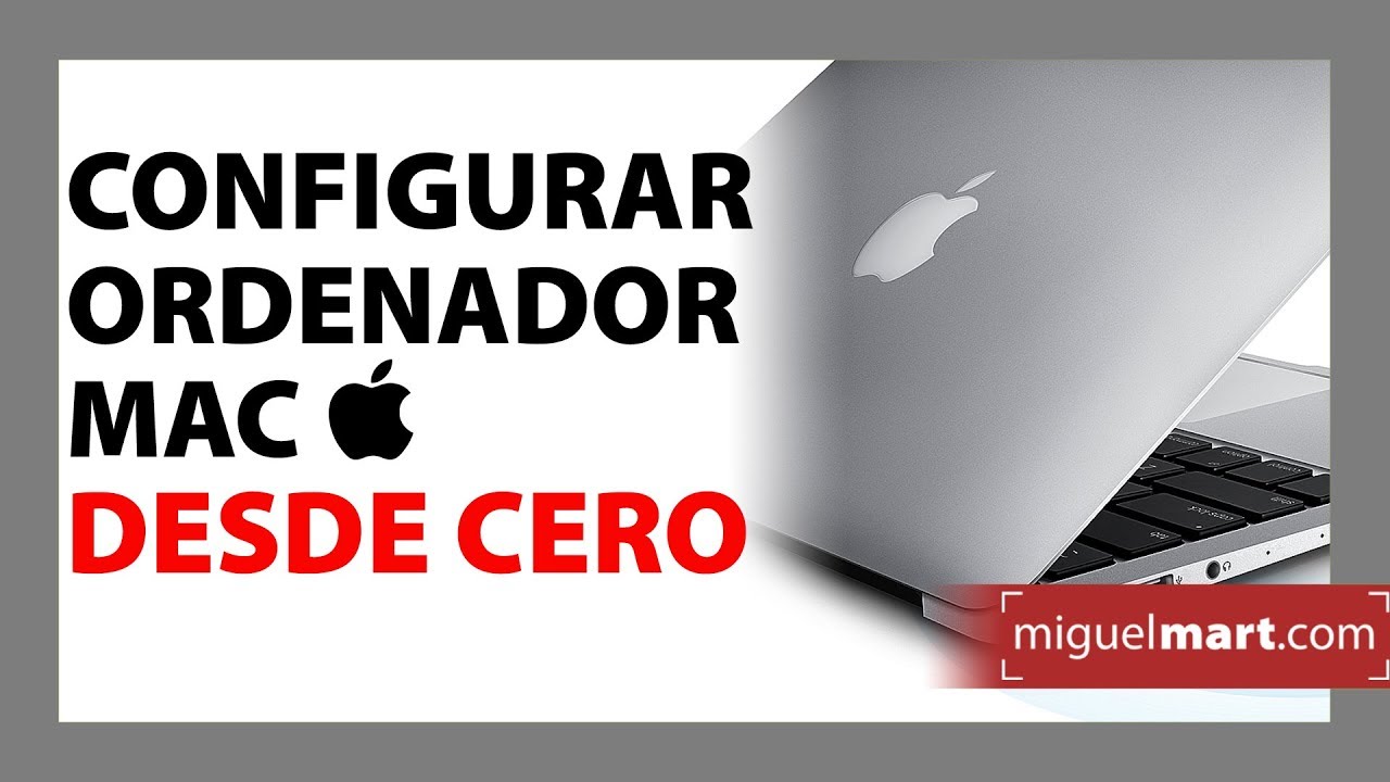 Настроить компьютер MAC с нуля английский 
