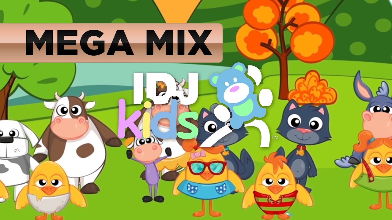 KAD SI SRECAN // NAJLEPSE DECIJE PESME // MEGA MIX // VESELA FARMA // @IDJKids