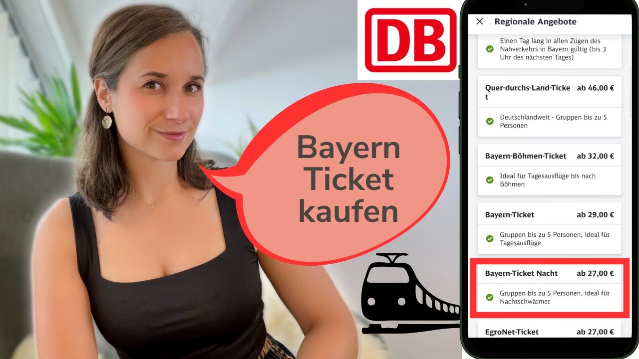 G&Uuml;NSTIG QUER DURCH BAYERN REISEN - DB BAYERN TICKET