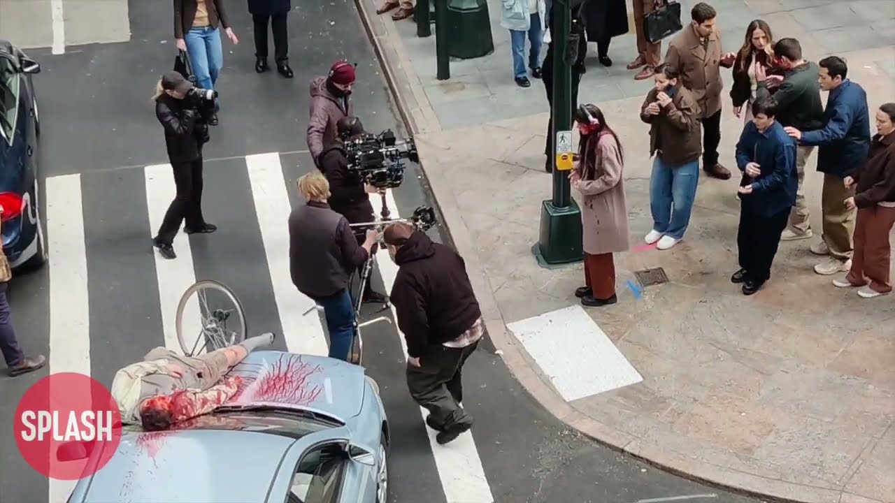 Dakota Johnson Gets Bloodied With Josh Hartnett Filming 'Verity' In New York City