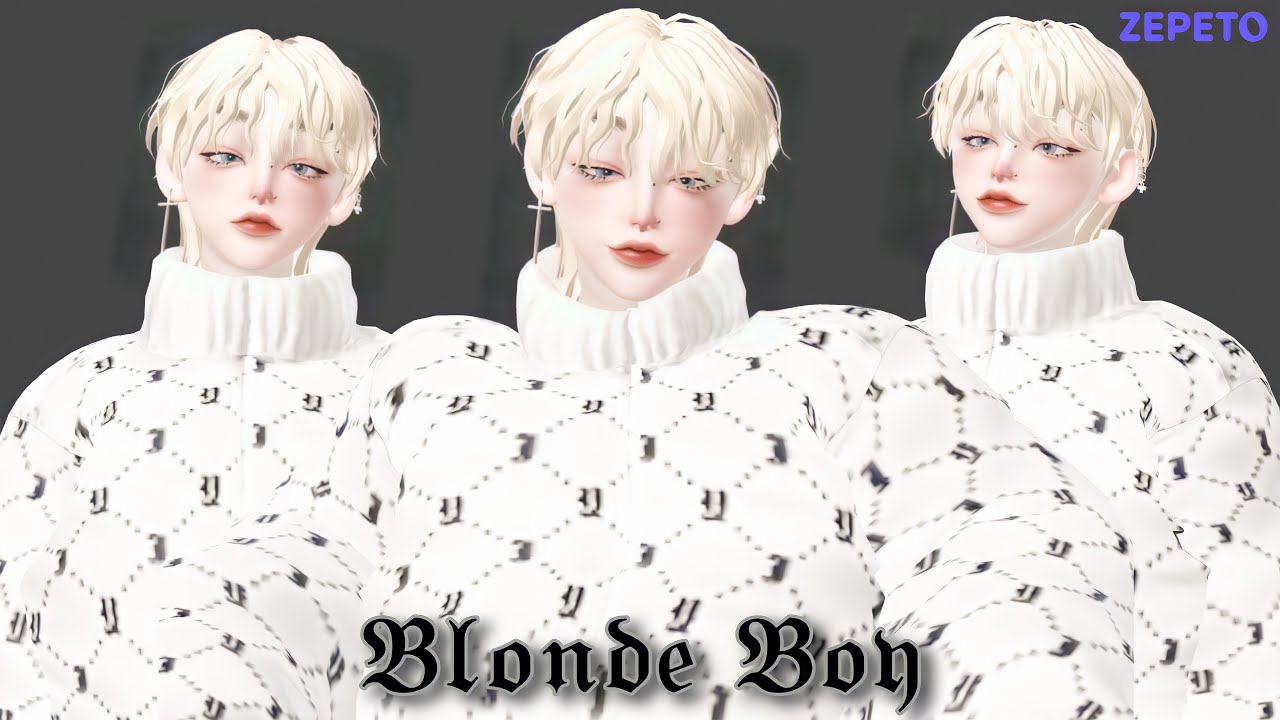 ZEPETO FACE TUTORIAL | Blonde Boy // Txiqi_Zpt