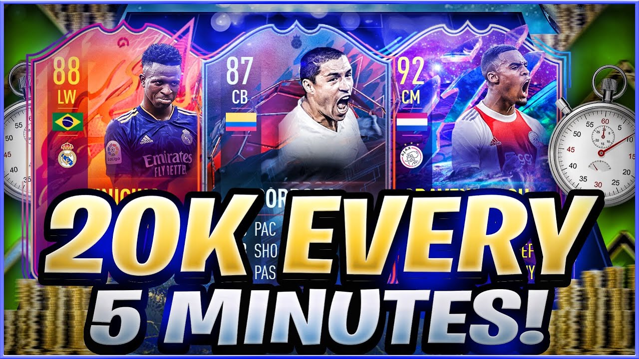 20K EVERY 5 MINS FIFA 22 BEST TRADING METHODS (FIFA 22 SNIPING FILTERS & FLIPPING)
