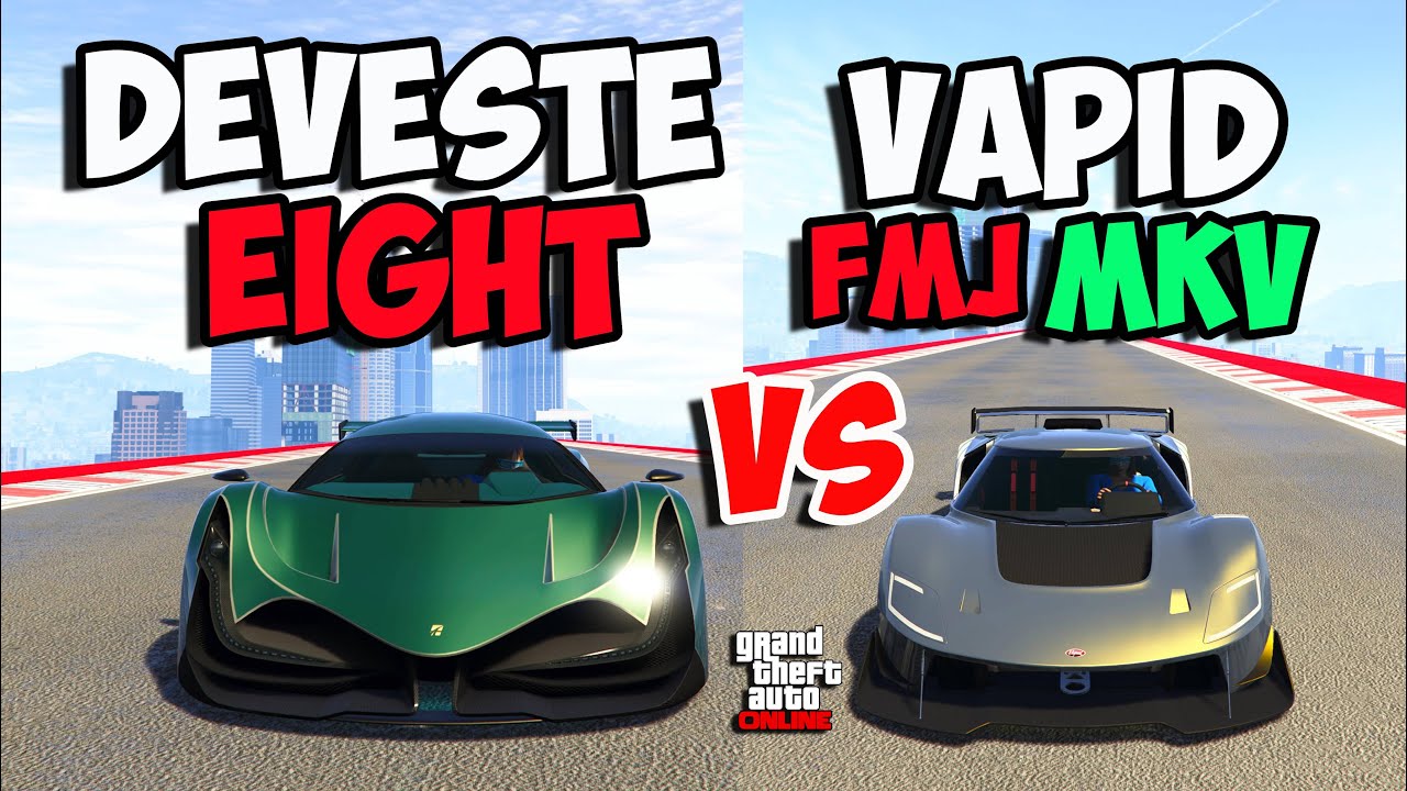 VAPID FMJ MKV VS PRINCIPE DEVESTE EIGHT + MEJORA HSW | SPEED TEST | GTA V Online