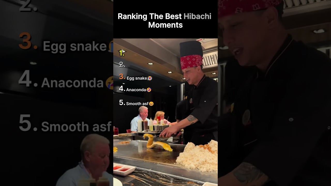 Ranking The Best Hibachi Moments