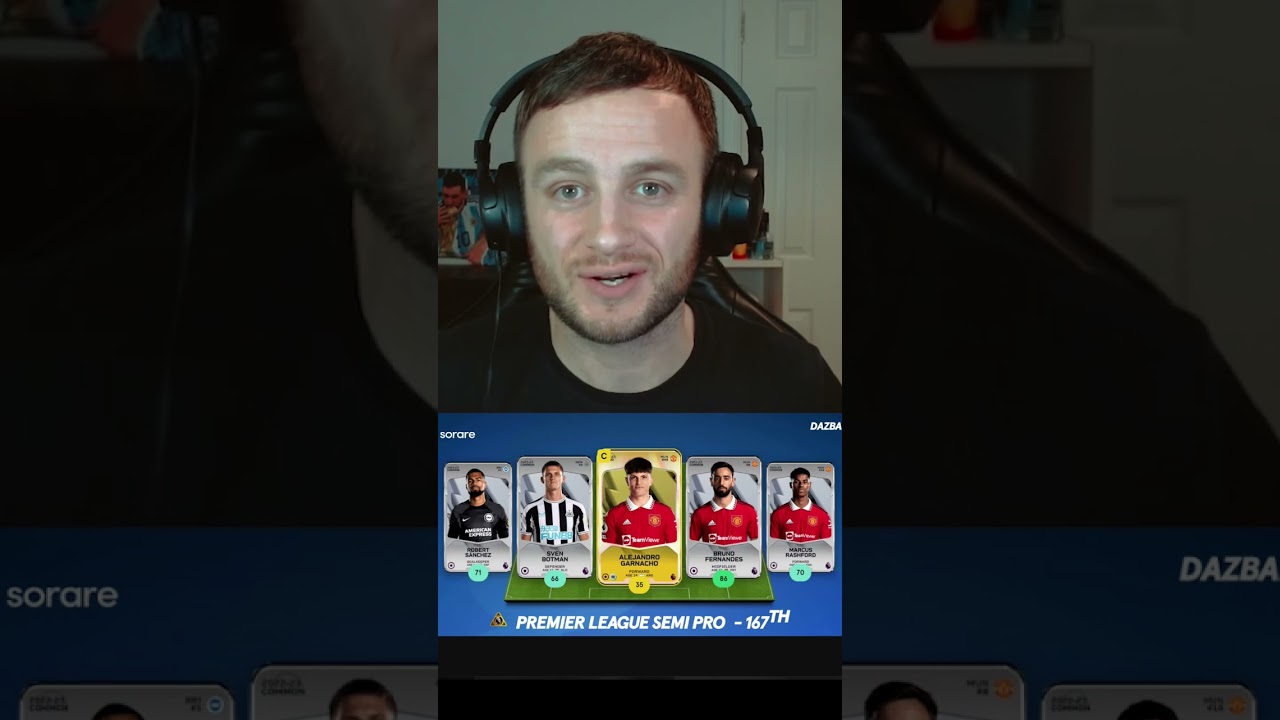 WE WON A TIER 3 PREMIER LEAGUE REWARD ON SORARE!! #Football #Sorare #Rewards
