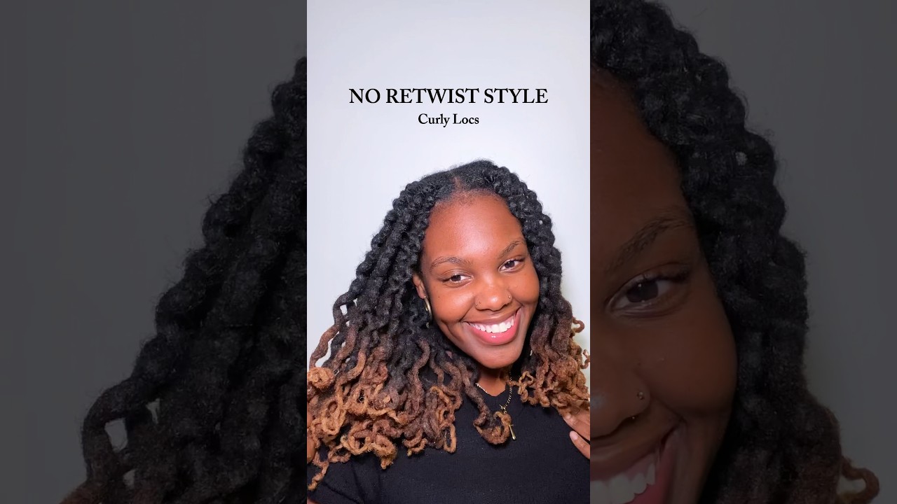 NO RETWIST STYLE: CURLY LOCS!! // LOC BRAIDOUT TUTORIAL #curlylocs #locstyles #longlocs #locs