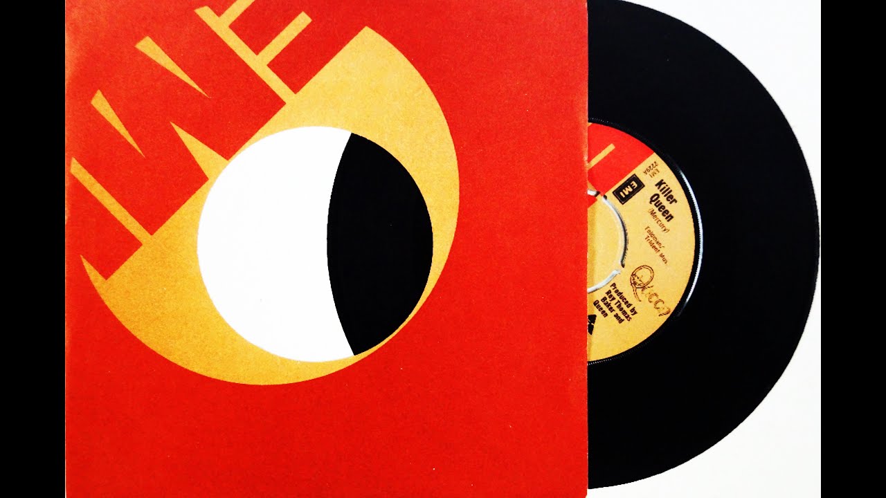 Killer Queen 1974 Queen & Freddie Mercury VINYL DISK
