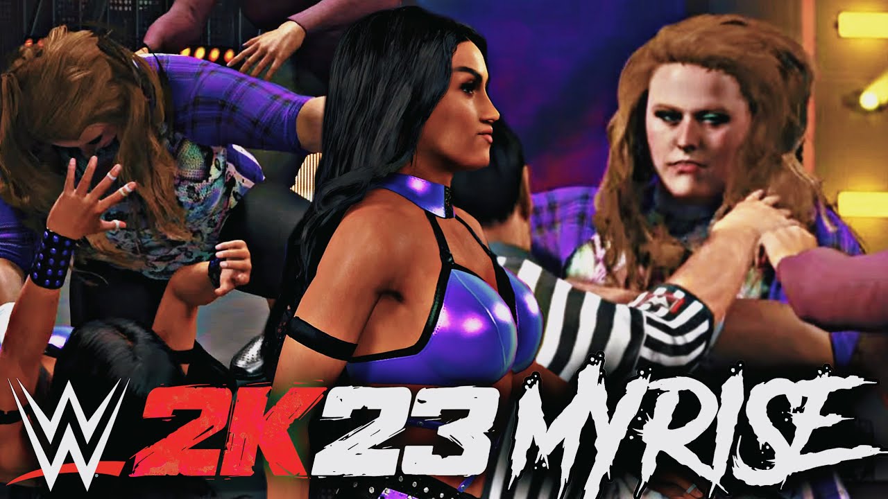 TARGETED BY DOUDROP! — WWE 2K23 Female MyRISE [22]