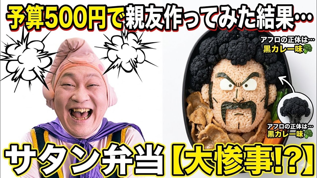 【うますぎboo!boo!!クッキング】本気でミスター・サタンのキャラ弁を作った結果…