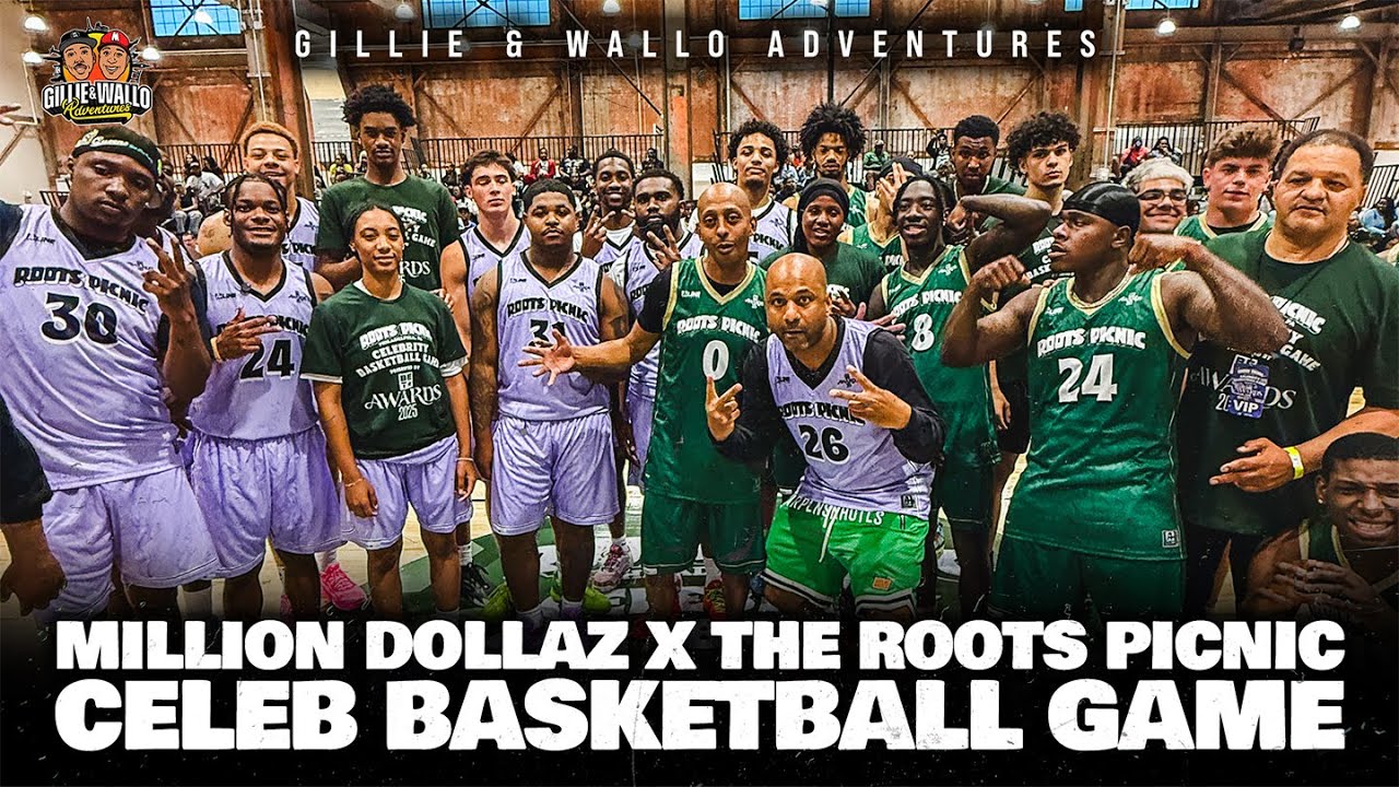 Gillie’s Celebrity Basketball Game at The Roots Picnic 2025 🏀🔥