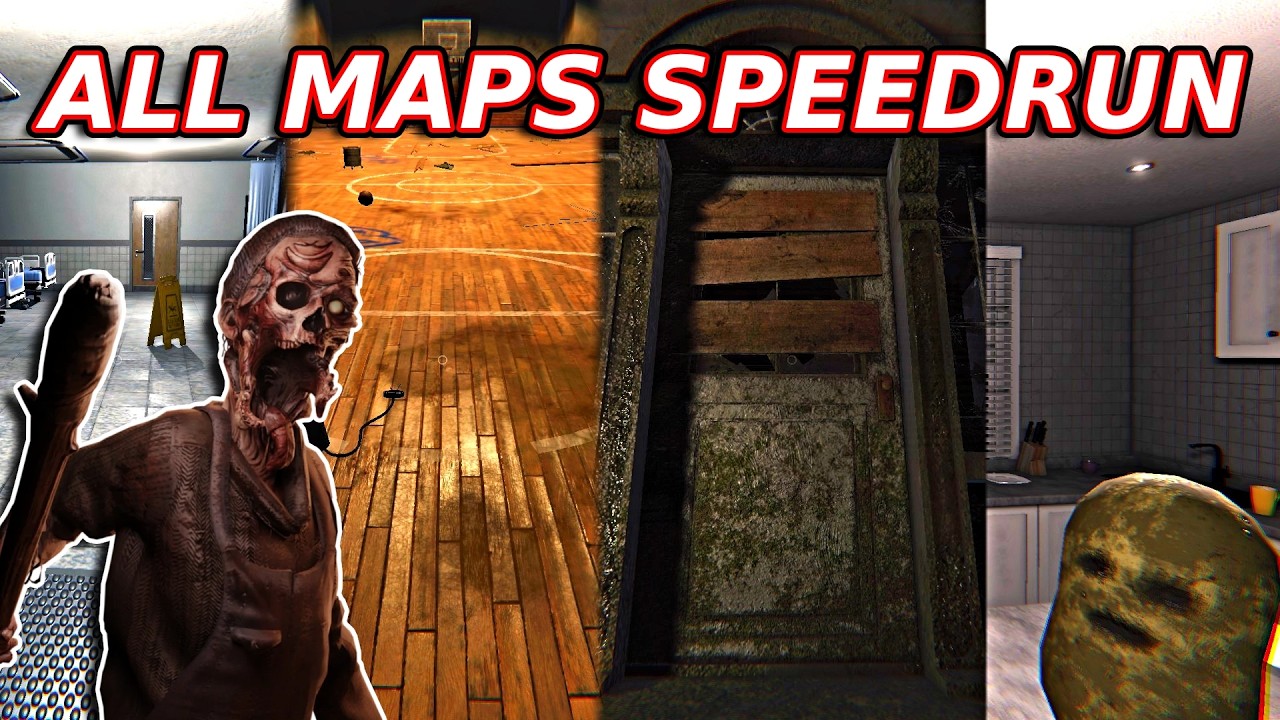 All Maps Speedrun on Professional | Phasmophobia