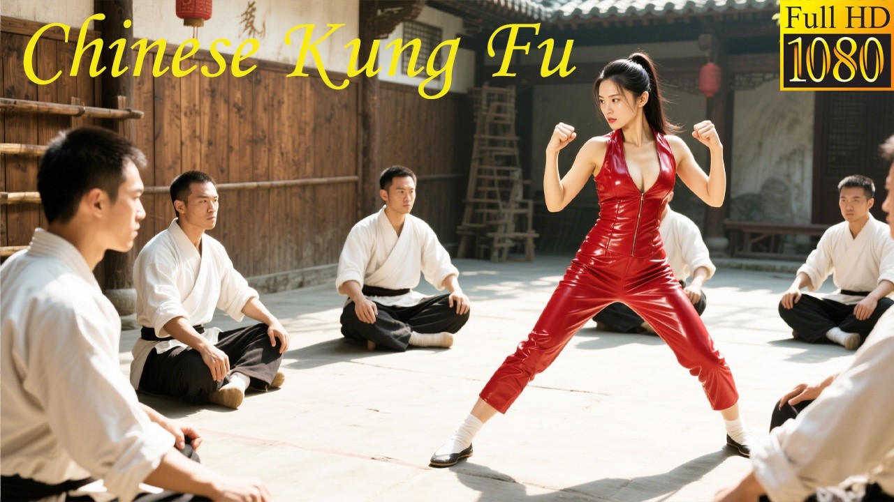 秒殺！美女特工身手非凡，以一敵七秒殺日本武士 🔥 功夫 | Kung Fu