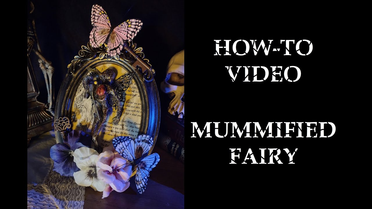 Yard Haunt/Halloween Prop How-To: Mummified Fairy