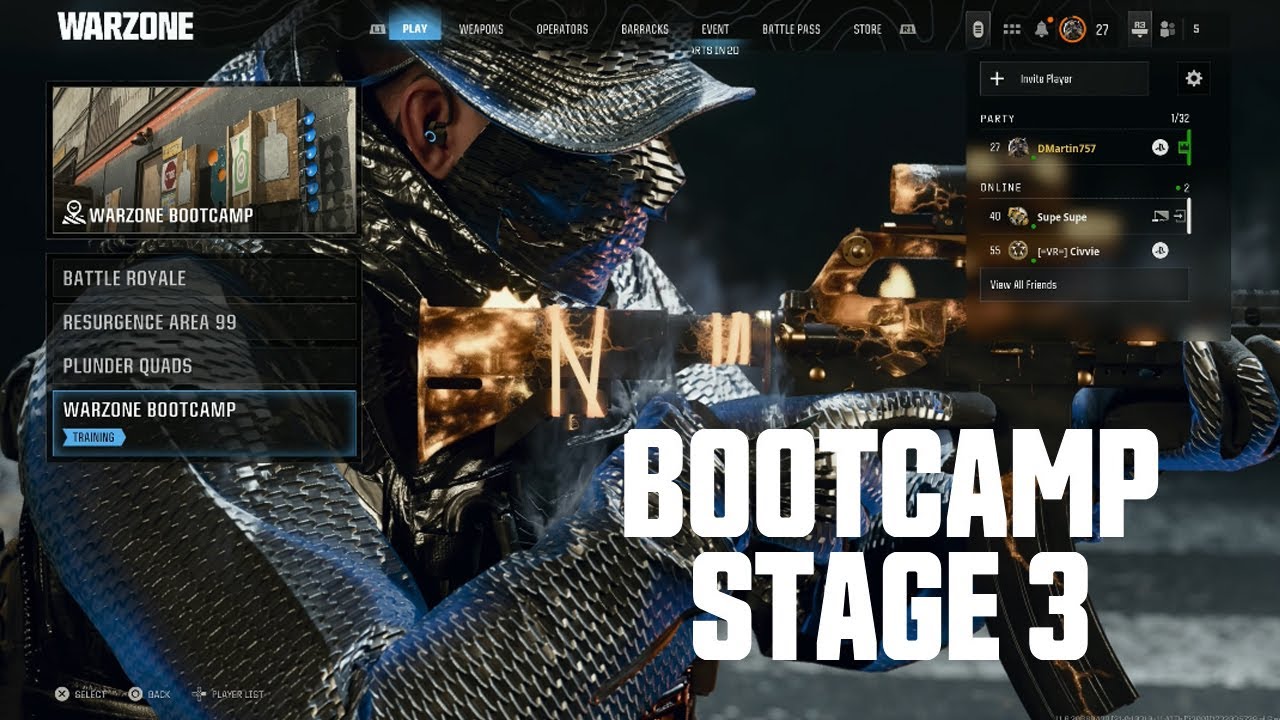 Black Ops 6 Season 1 Warzone - Bootcamp Stage 3