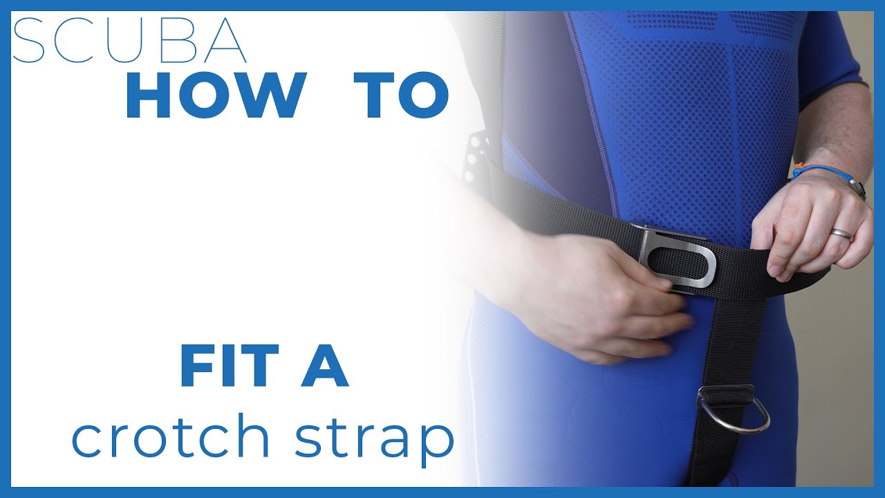 How To Fit A Crotch Strap on a Backplate #scuba #howto