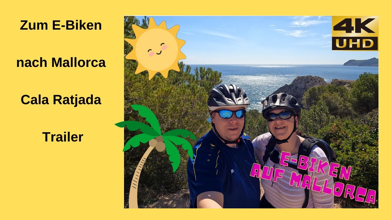 Trailer E-Biken auf Mallorca Cala Ratjada Traumhaft #ebike #mallorca #calaratjada