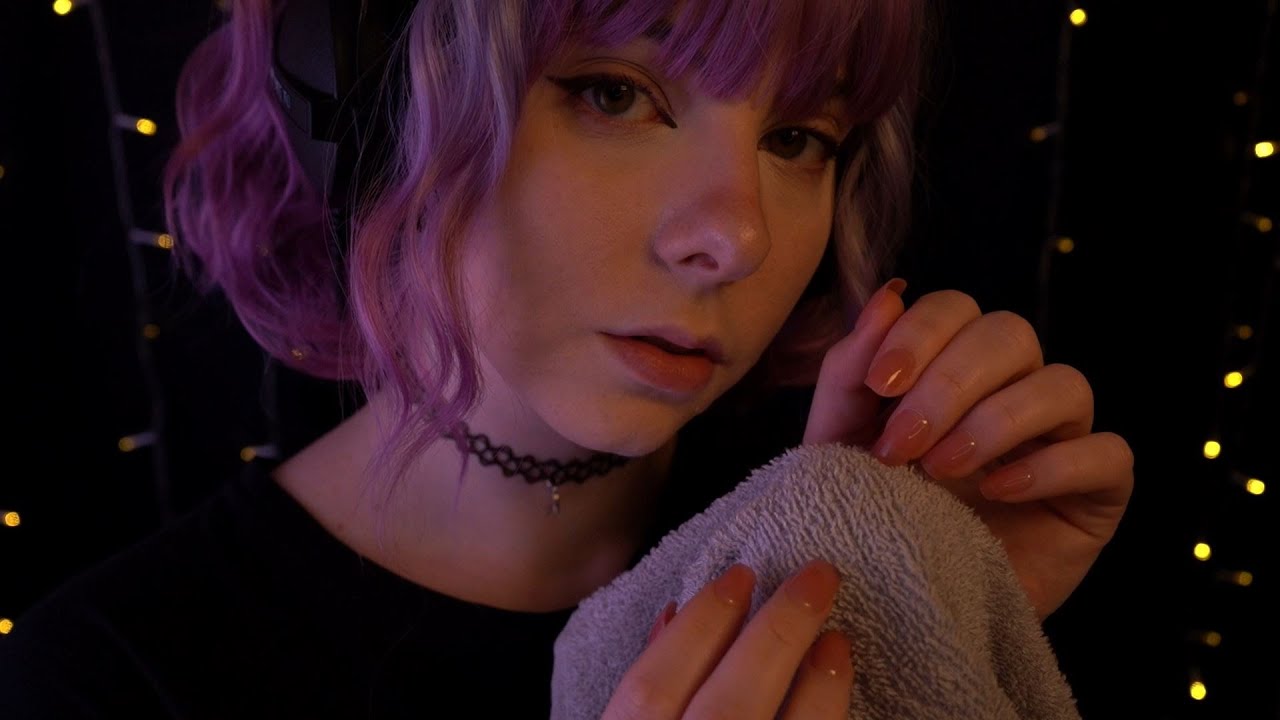 ASMR | 3h Close Up Clicky Unintelligible Whispering & Towel Scratching - High Sensitivity