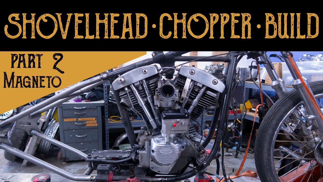 Установка магнето | Сборка 80-дюймового чоппера Shovelhead 1979 года, часть 2 | Mazi Moto