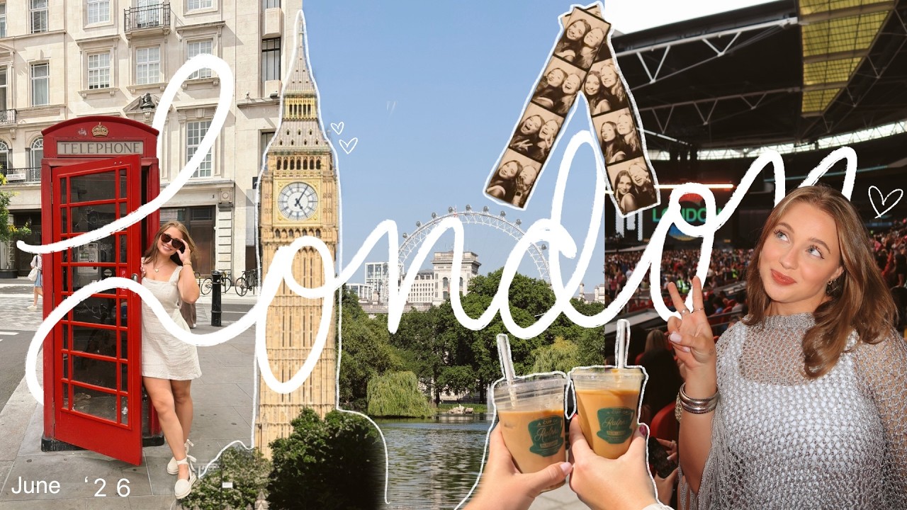 the most perfect summer week in LONDON 🇬🇧💂 sightseeing, Harry Styles at Wembley, best eats & more